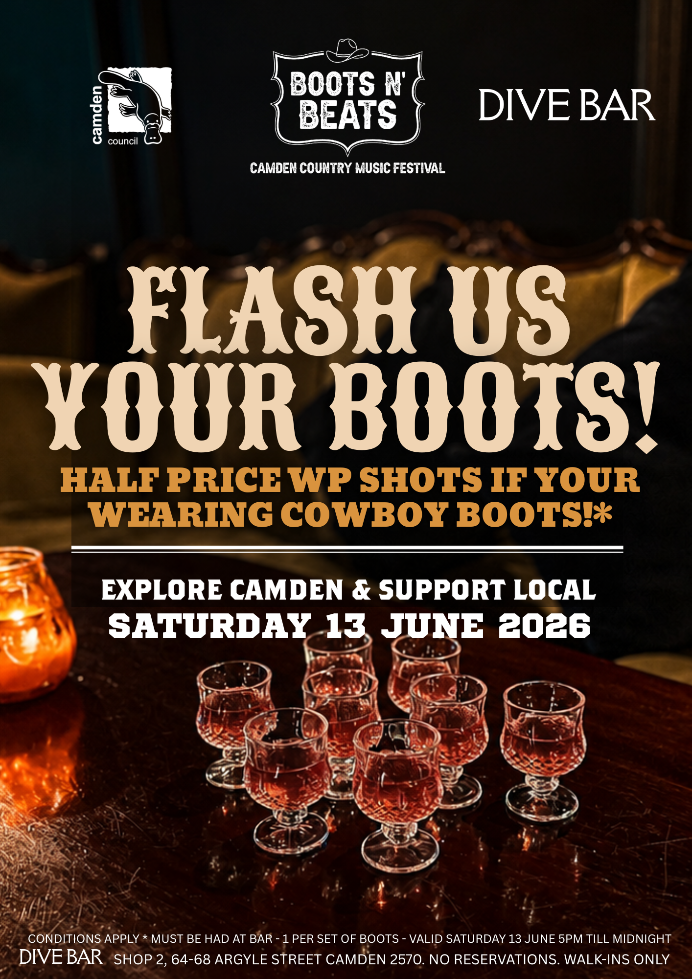 Flash Us Your Boots