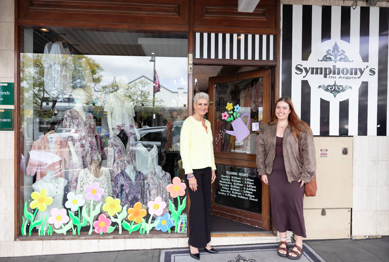 2025 Spring into Camden Village window painting project