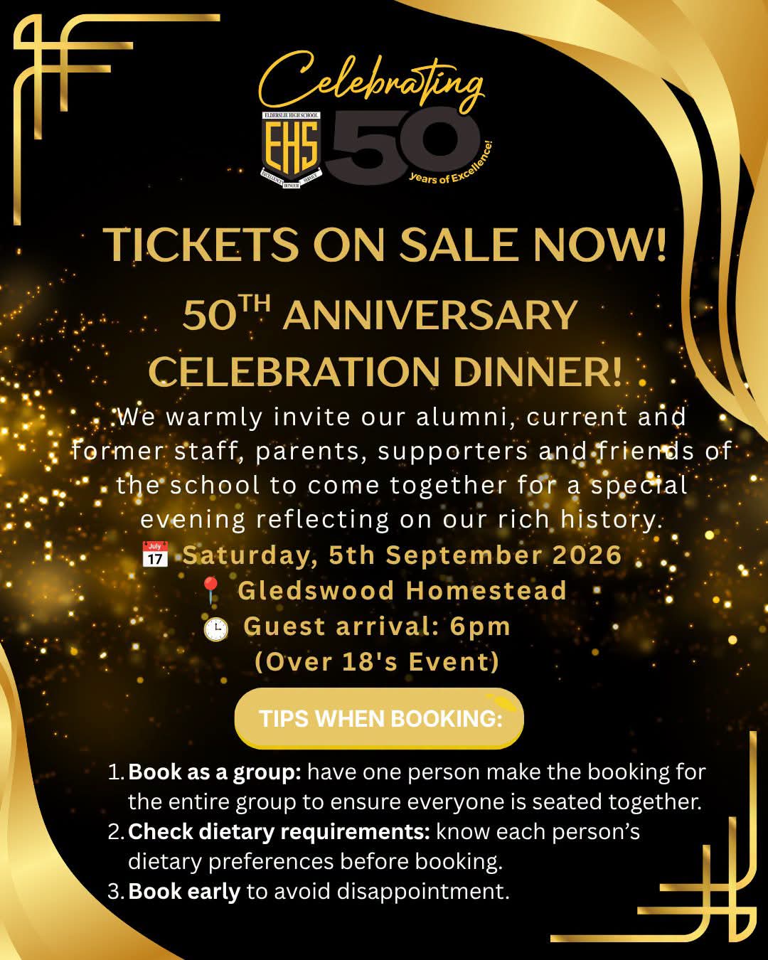 50th Anniversary Elderslie.High School
