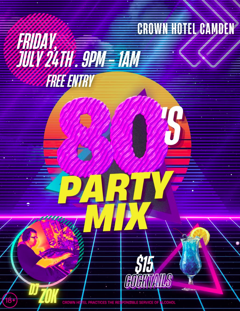 The 80s Party Mix Night