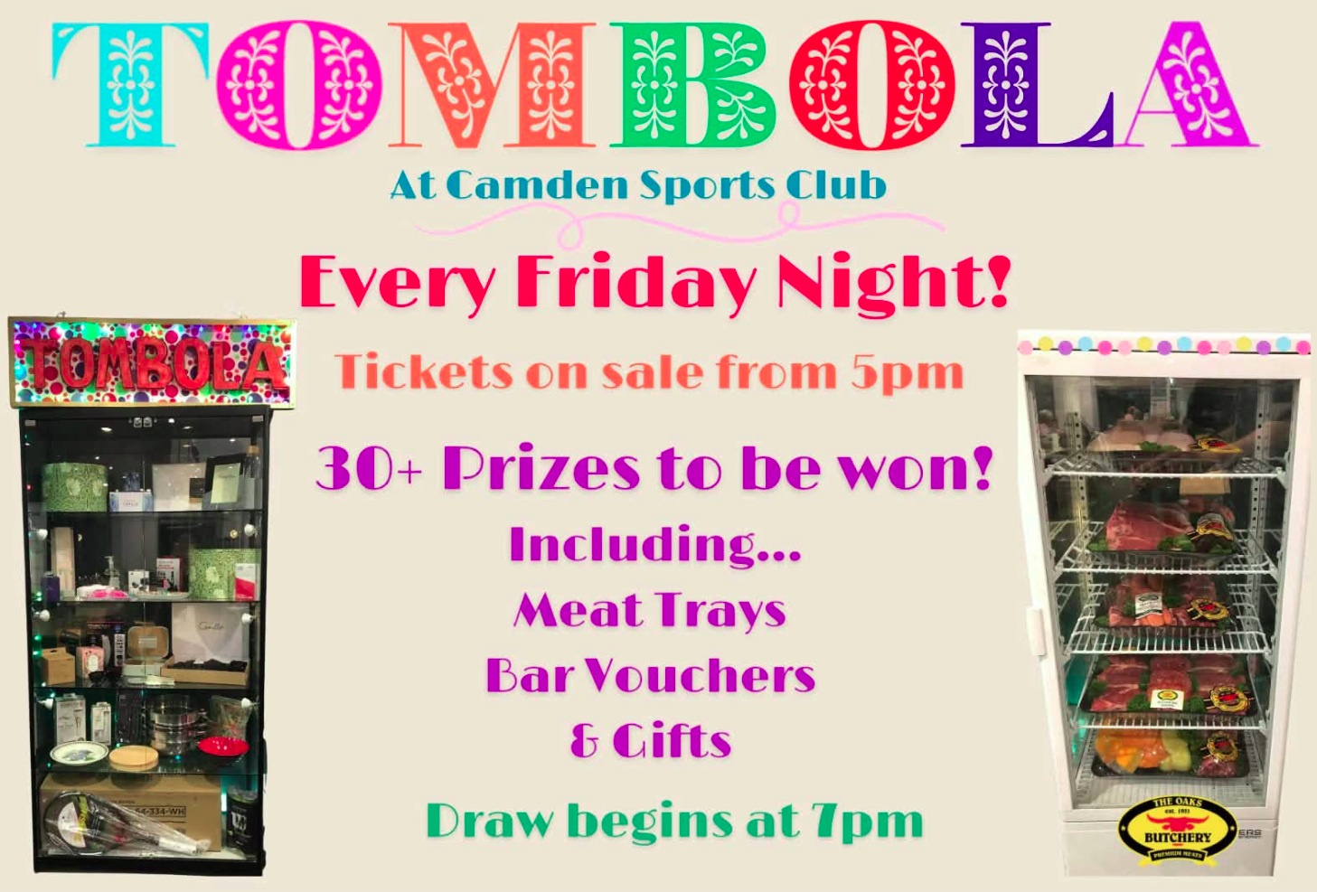 Tombola Every Friday Night