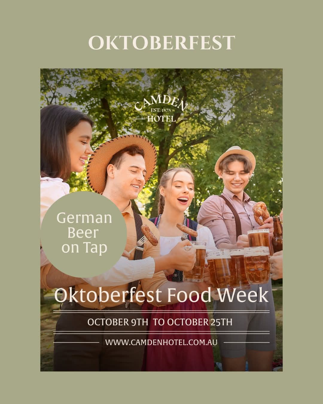 Oktoberfest - German Beers on Tap to 25 October