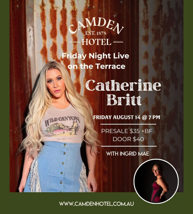Friday Night Live on the Terrace - Catherine Britt