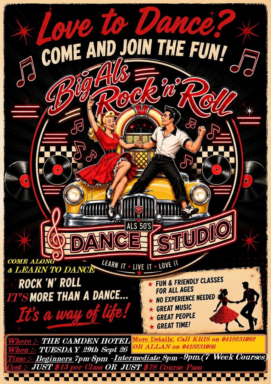 Dance Lessons Tuesday's in Camden