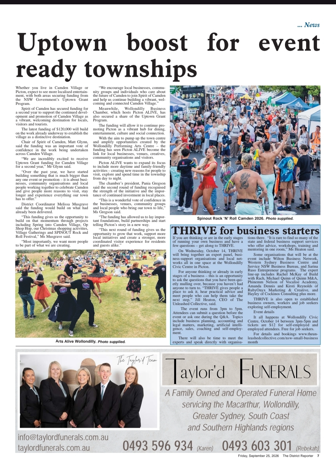 Uptown Boost for event ready townships